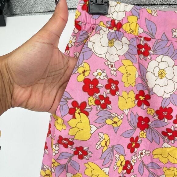 Vero Moda Women's Taya Floral Pull-On Cotton High Waisted Shorts XS - Picture 7 of 13